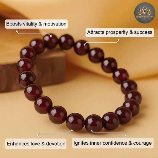 Garnet bracelet
