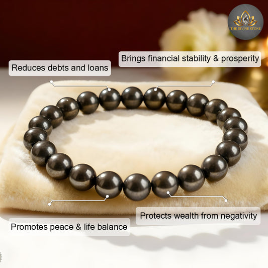 Pyrite stone bracelet