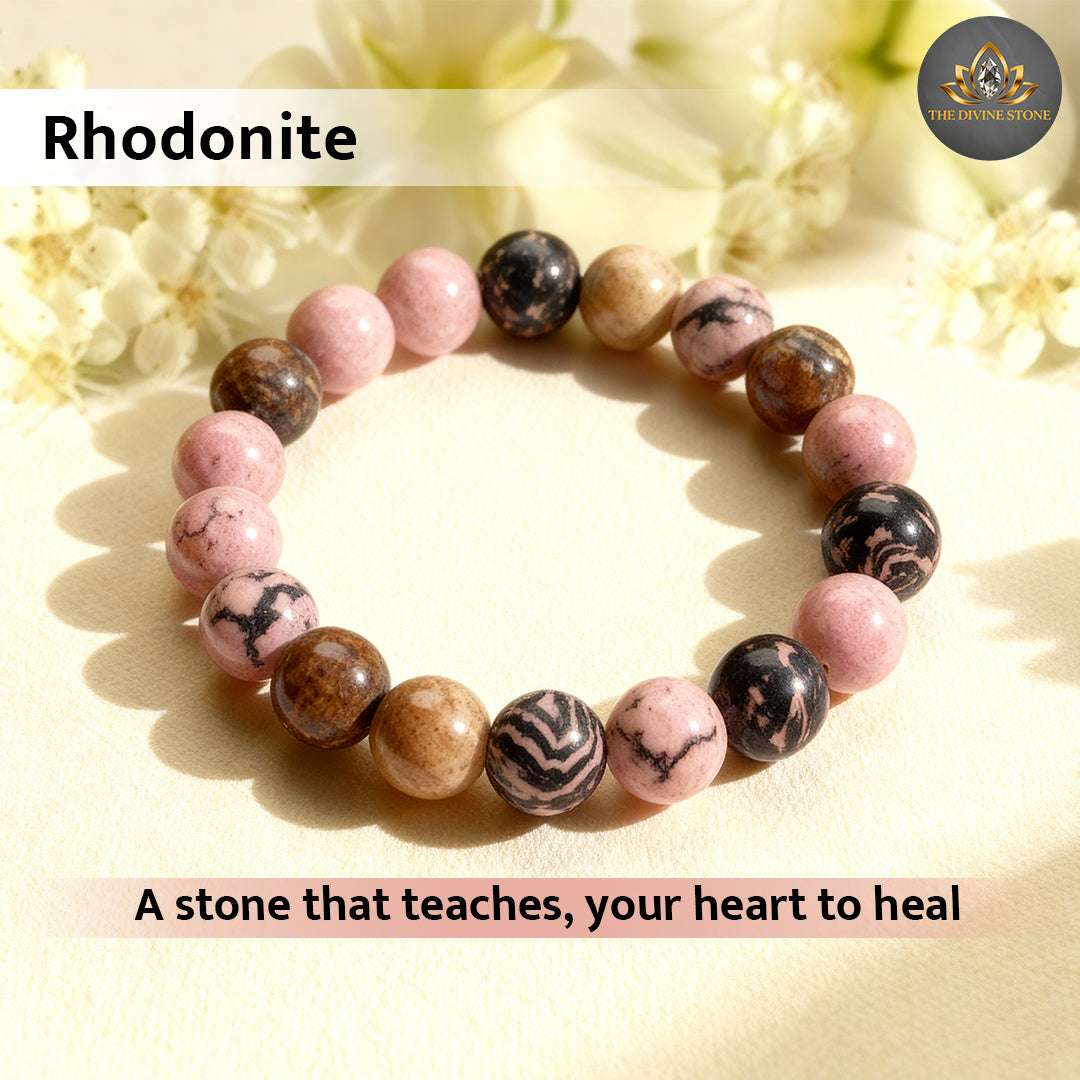 Rhodonite bracelet