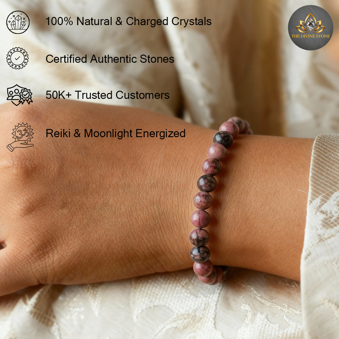 Rhodonite bracelet