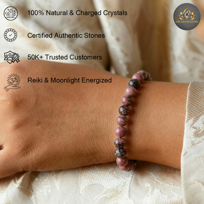 Rhodonite bracelet