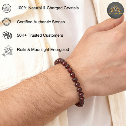 Garnet bracelet
