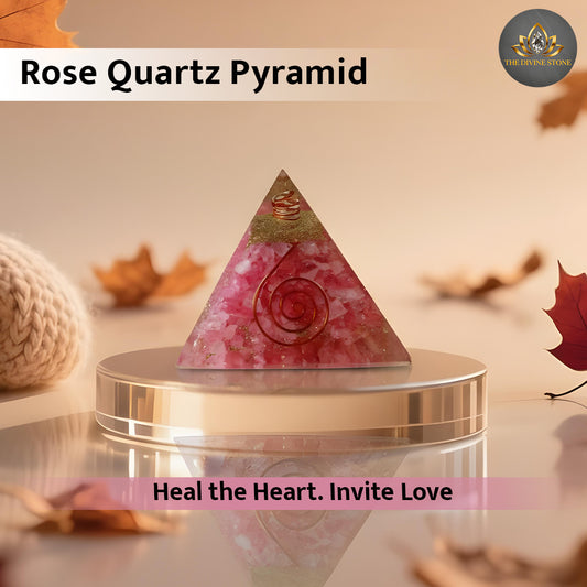 Rose Quartz Pyramid