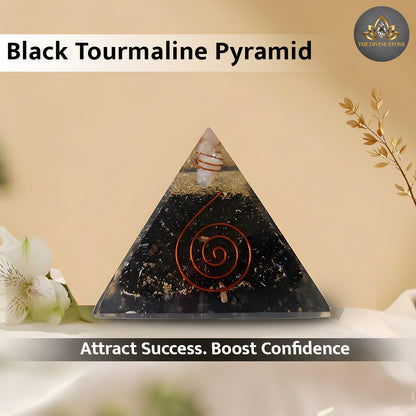 Black Tourmaline Pyramid
