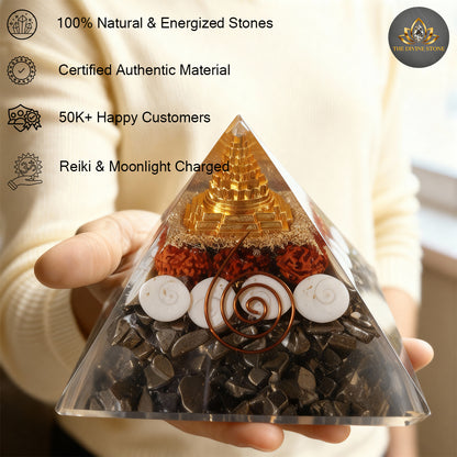 Money Magnet Pyrite Pyramid.